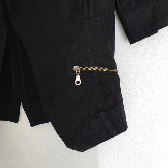 EDC by Esprit Black Cropped Jacket Mid Sleeve - Picture 2 of 8
